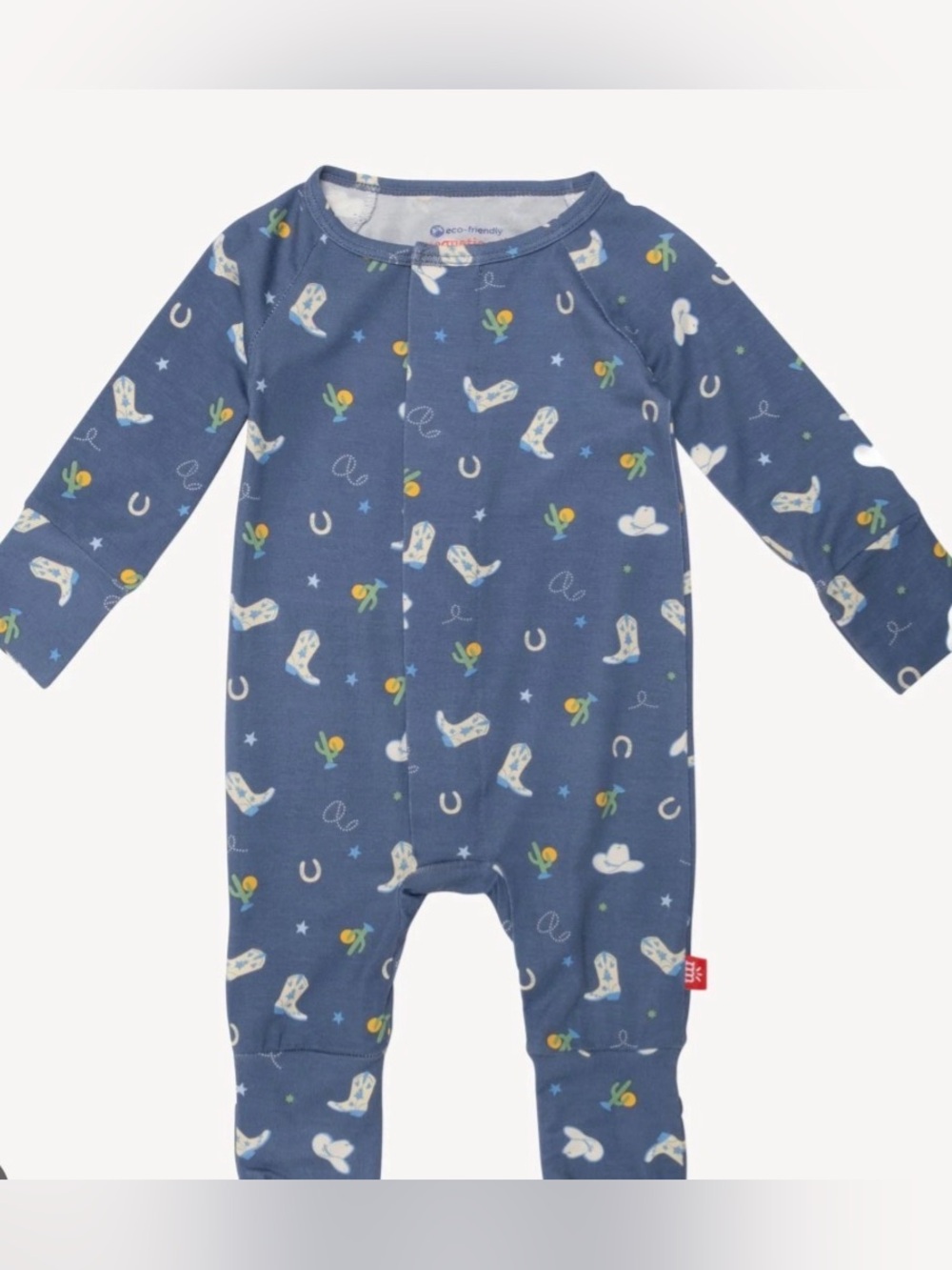 Magnetic Me Navy Rodeo Drive Footie